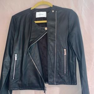 NWT Calvin Klein leather jacket
